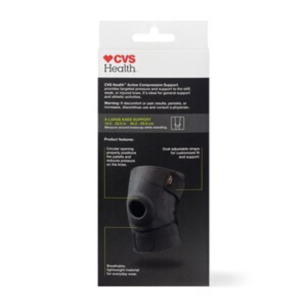 CVS Active Compression Knee Support Extra Large - Picture 2 of 5